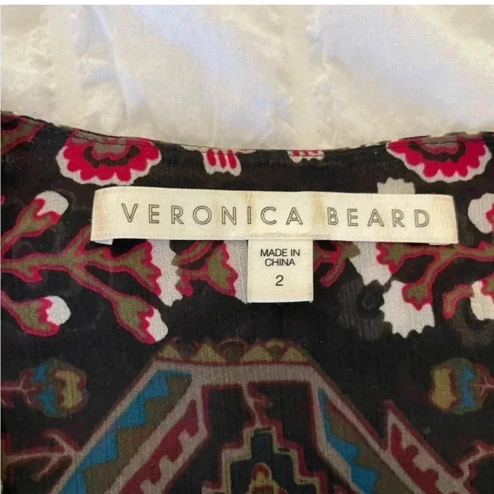 Veronica Beard Edison ruffled printed mini dress - Picture 6 of 9